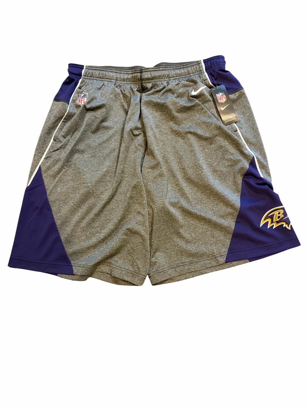 Nike Men's 3XL Dri-Fit NFL On Field Apparel NFL Baltimore Ravens Training Shorts